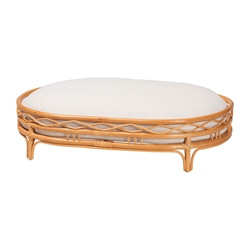 bali & pari Jovia Bohemian Honey Rattan Pet Bed